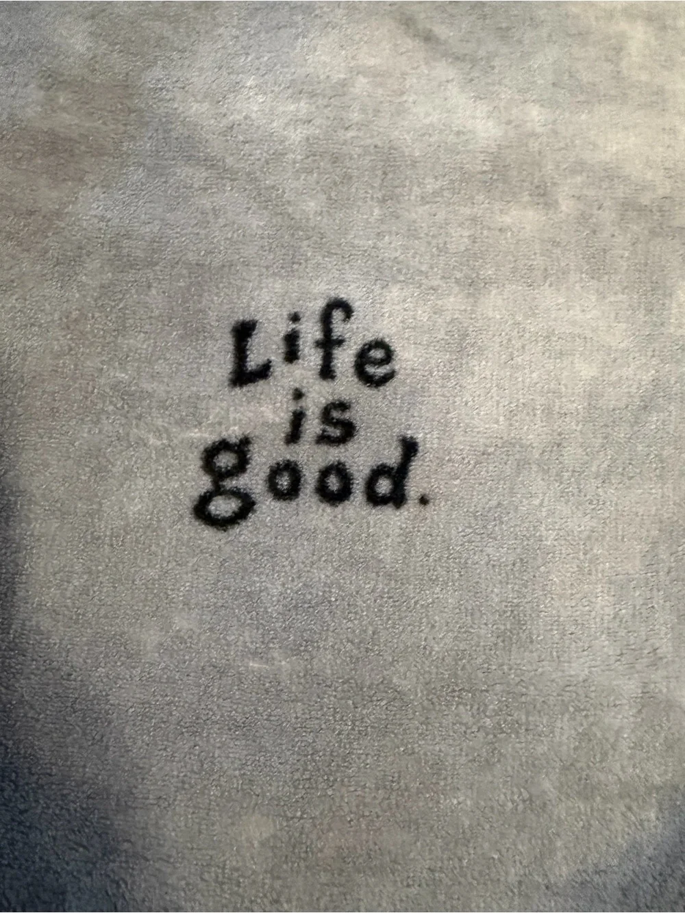 NWOT Life Is Good Plush  Throw Blanket Jake Rocket Football Tailgate Party Fall